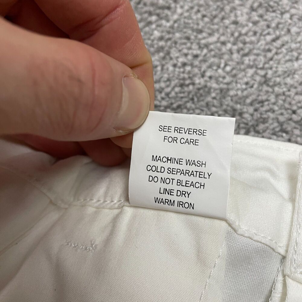 Miss Demeanor+ Bermuda Shorts Womens 14 White Mid Rise Stretch Cotton Casual NWT - Picture 7 of 10